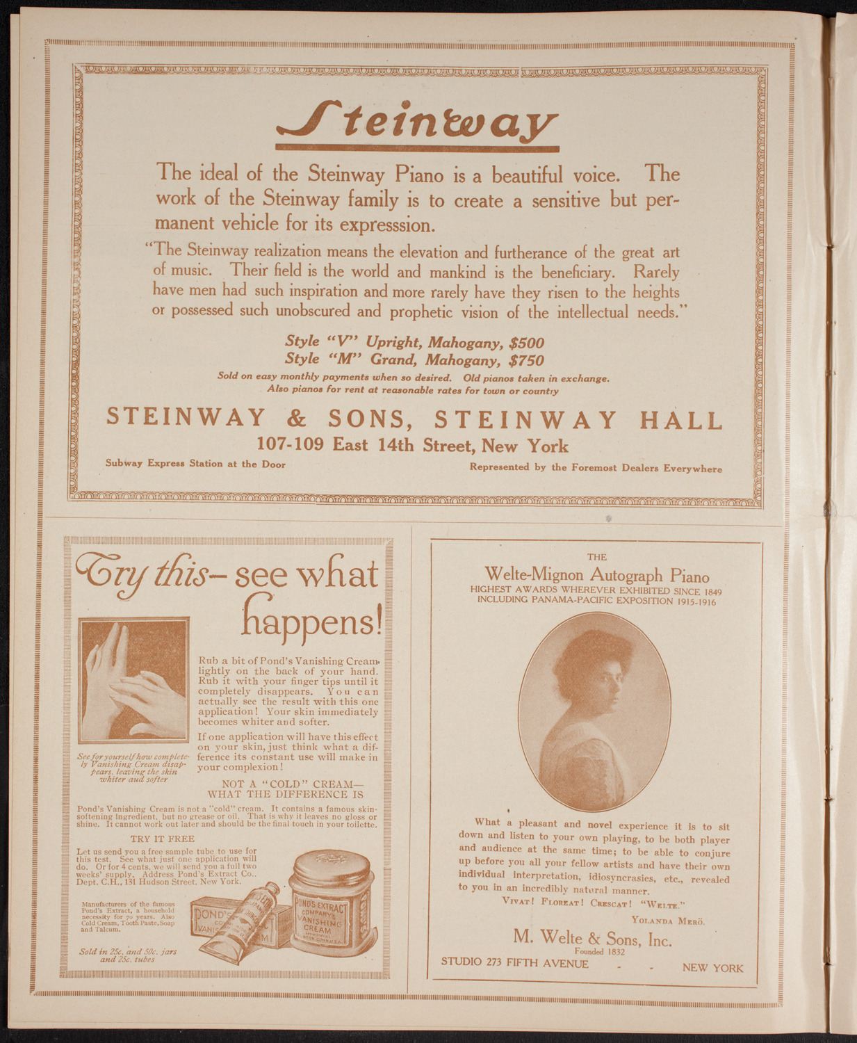 Benefit: French Musicians of the Paris Conservatoire, March 15, 1916, program page 4