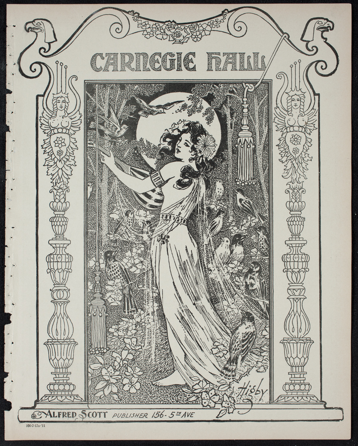 Volpe Symphony Society of New York, February 12, 1911, program page 1