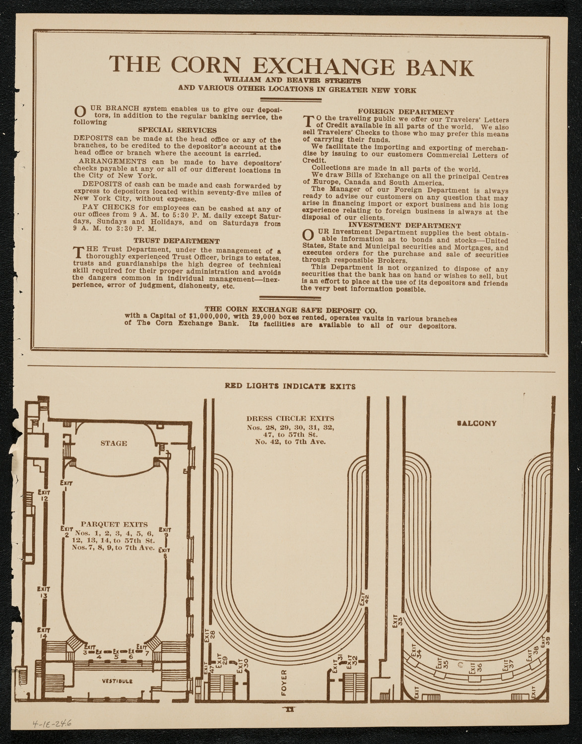 Philadelphia Orchestra, April 1, 1924, program page 11