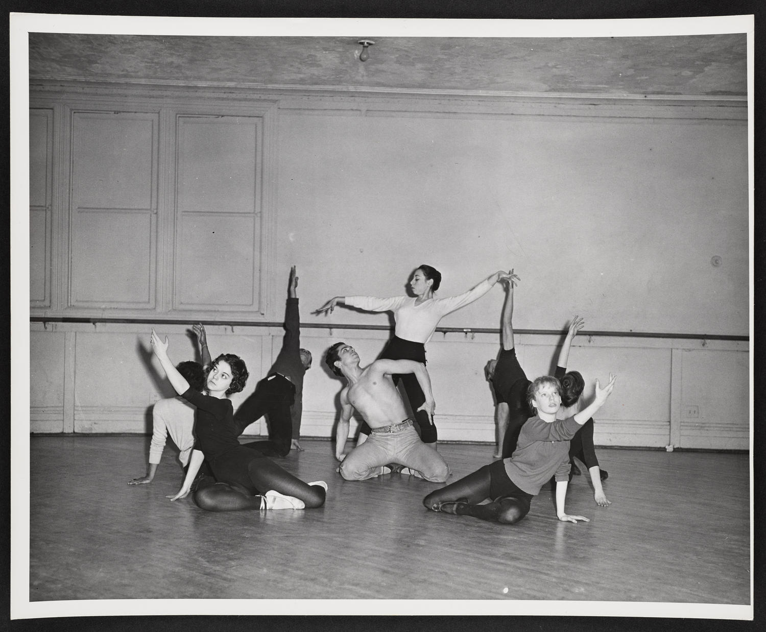 Cast of "Tropic Etude" at Ballet Arts, Carnegie Hall Studio #61, April 1960