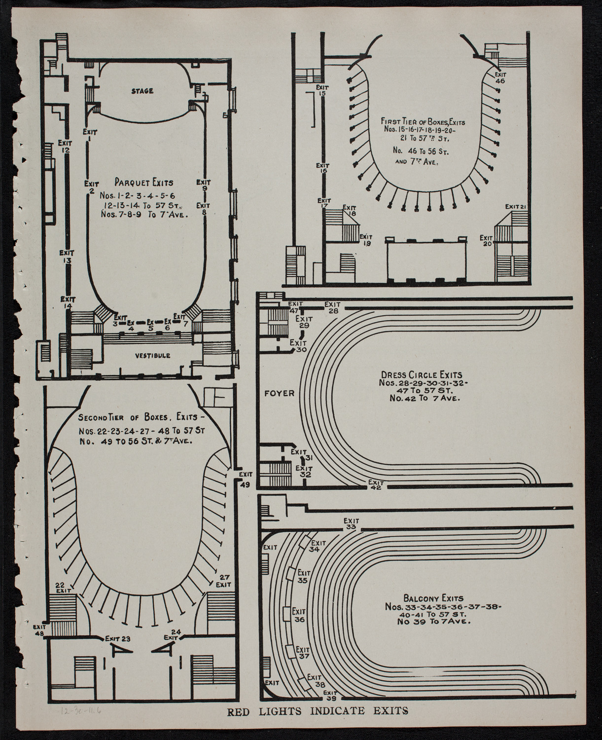 Elmendorf Lecture: Rome, December 3, 1911, program page 11