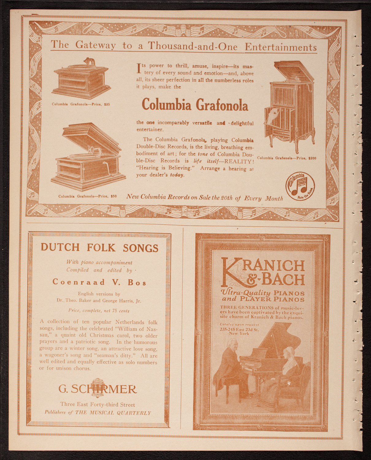 Benefit: Laymen's League for Retreats and Social Service, May 7, 1917, program page 6