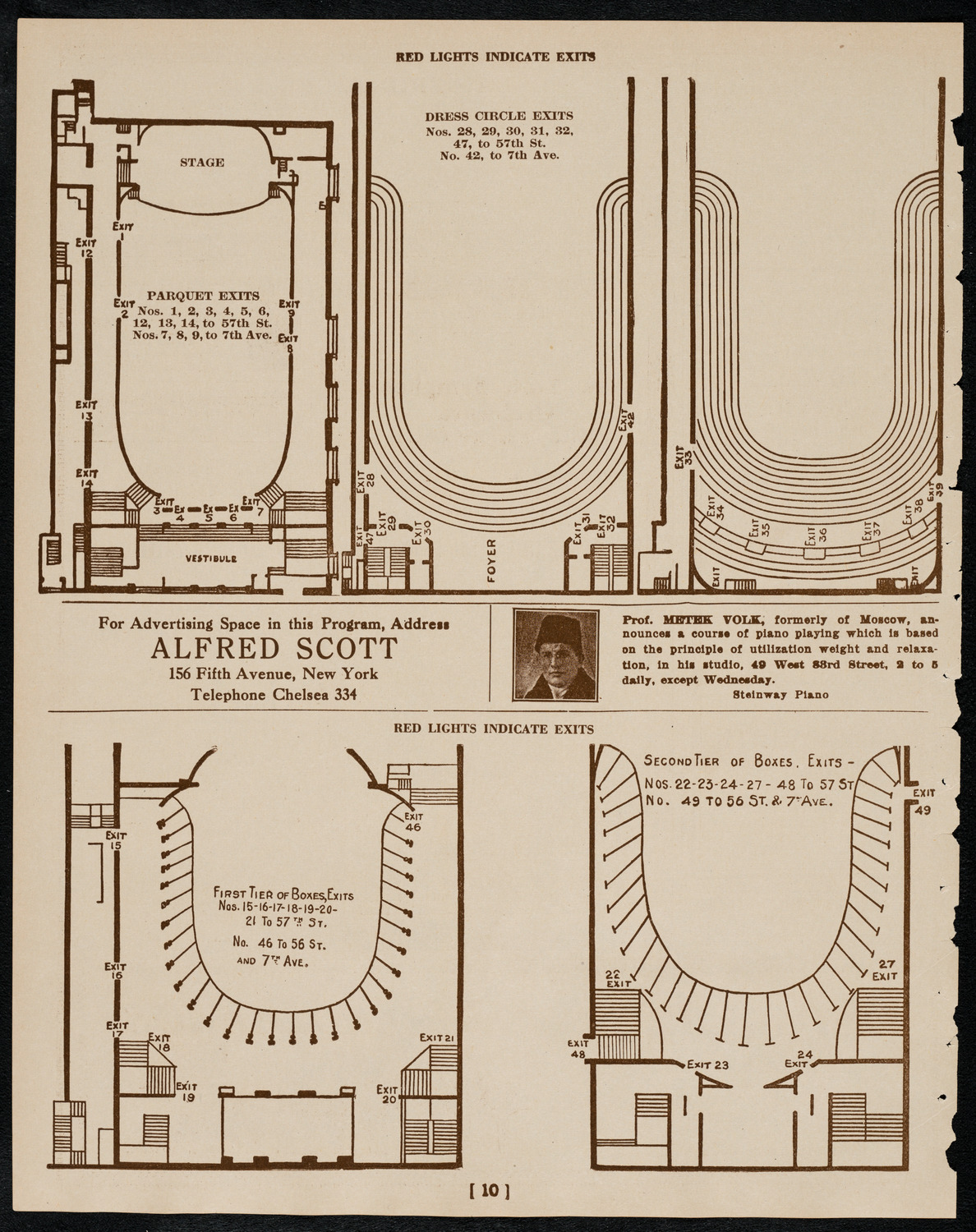 New York Philharmonic, March 2, 1922, program page 10