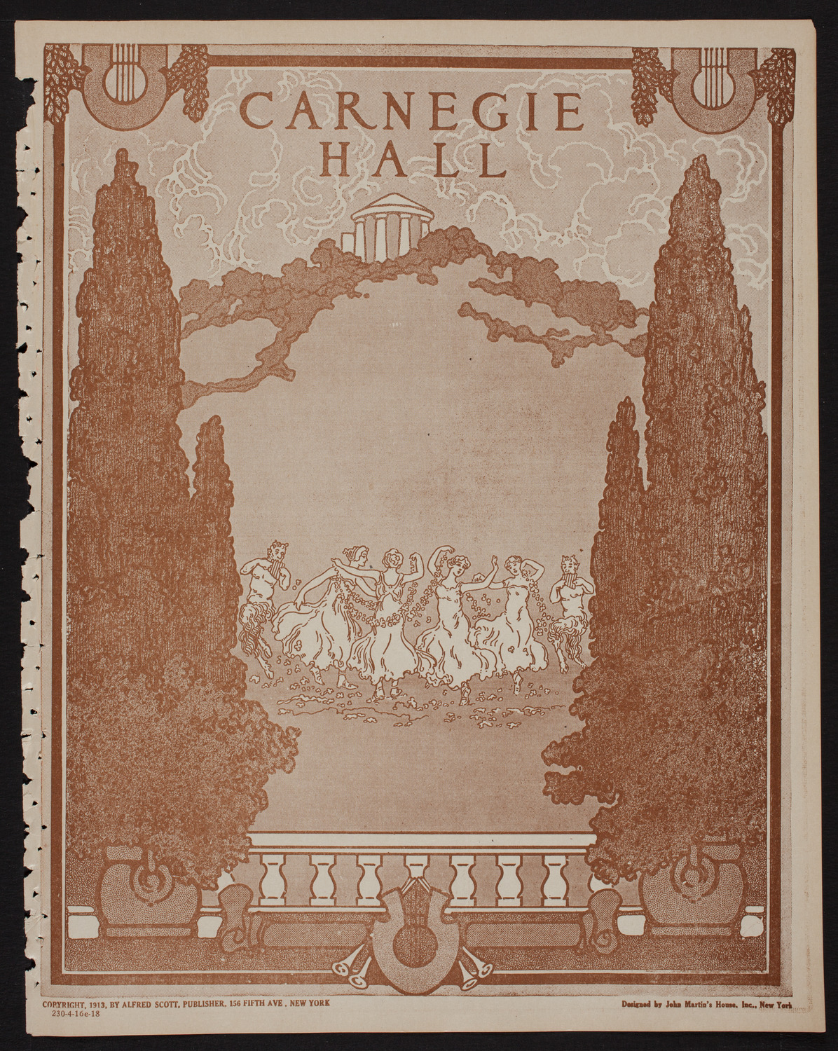 Meeting: The Humanitarian Cult, April 16, 1918, program page 1