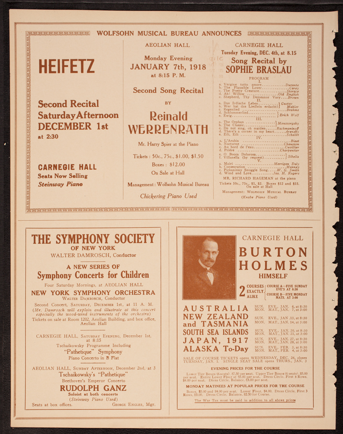 Newman Traveltalks: Our Pacific Coast, November 25, 1917, program page 8