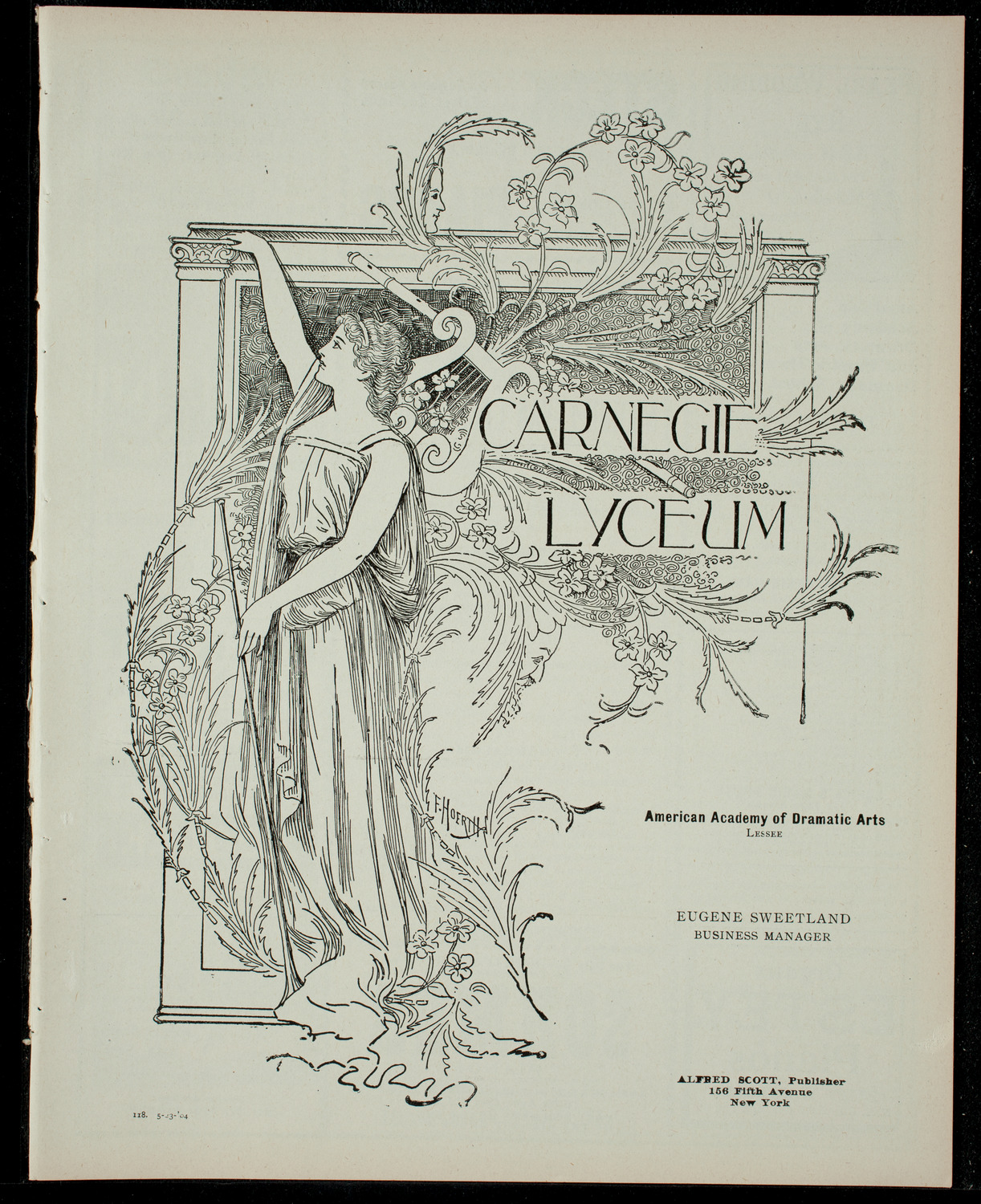 Dramatic Entertainment and Musical by the Merrill-Van Laer School, May 23, 1904, program page 1