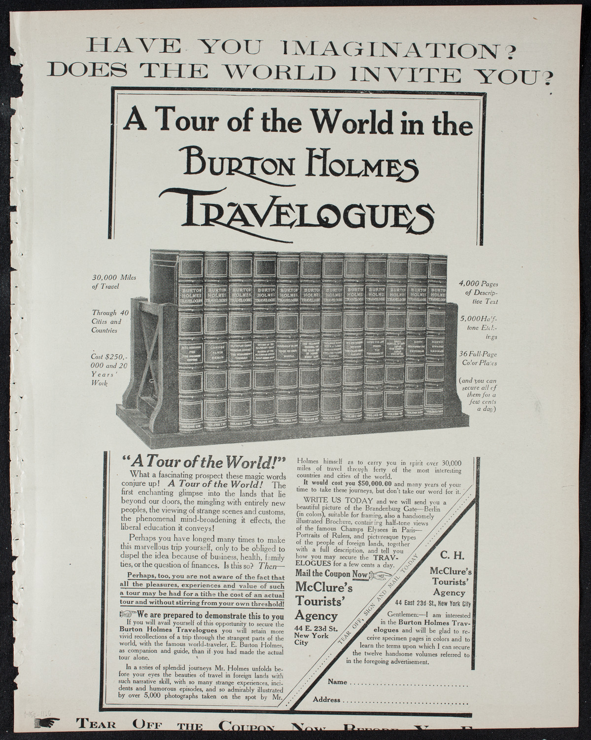 Burton Holmes Travelogue: Munich and Bavaria, January 15, 1911, program page 11