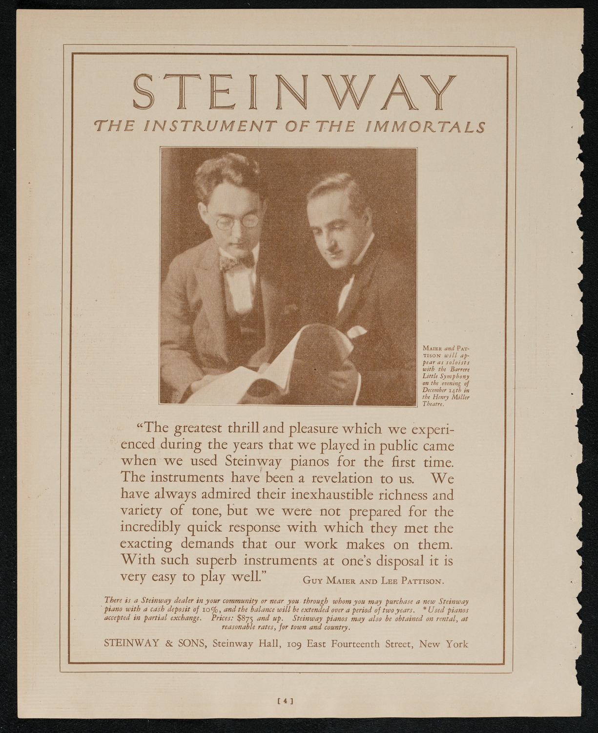 Newman Traveltalks: Java and Sumatra, December 14, 1924, program page 4