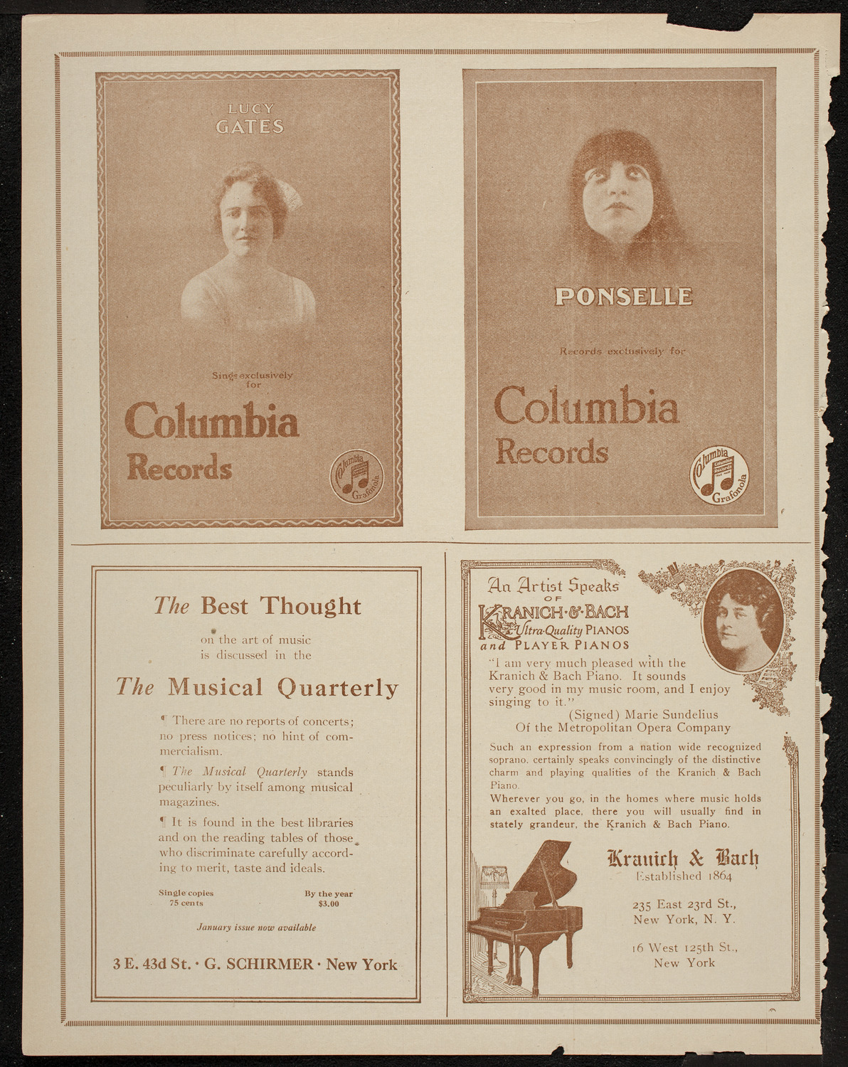 Anna Case, Soprano, March 10, 1920, program page 6