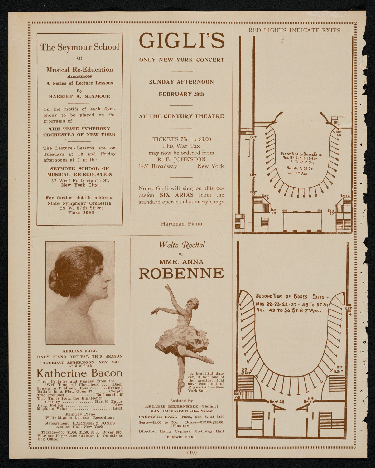 Symphony Concert for Young People, November 28, 1925, program page 10