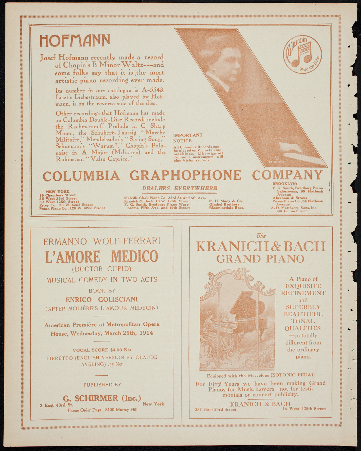 Newman Traveltalks: Florence and Venice, March 29, 1914, program page 6