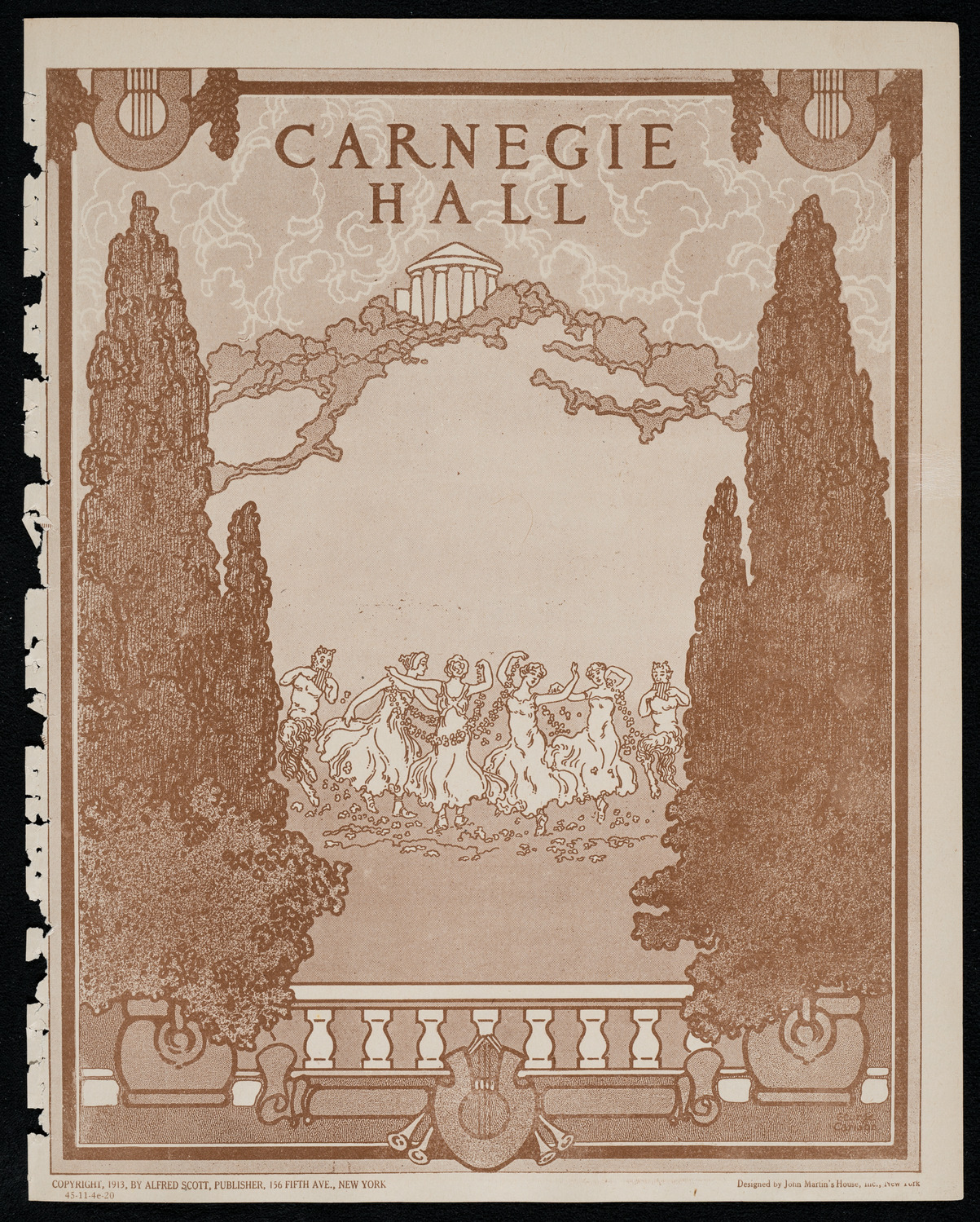Boston Symphony Orchestra, November 4, 1920, program page 1
