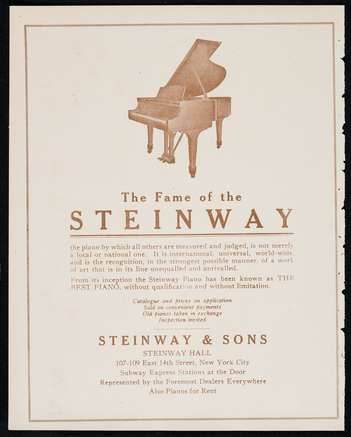 New York Philharmonic, December 9, 1920, program page 4