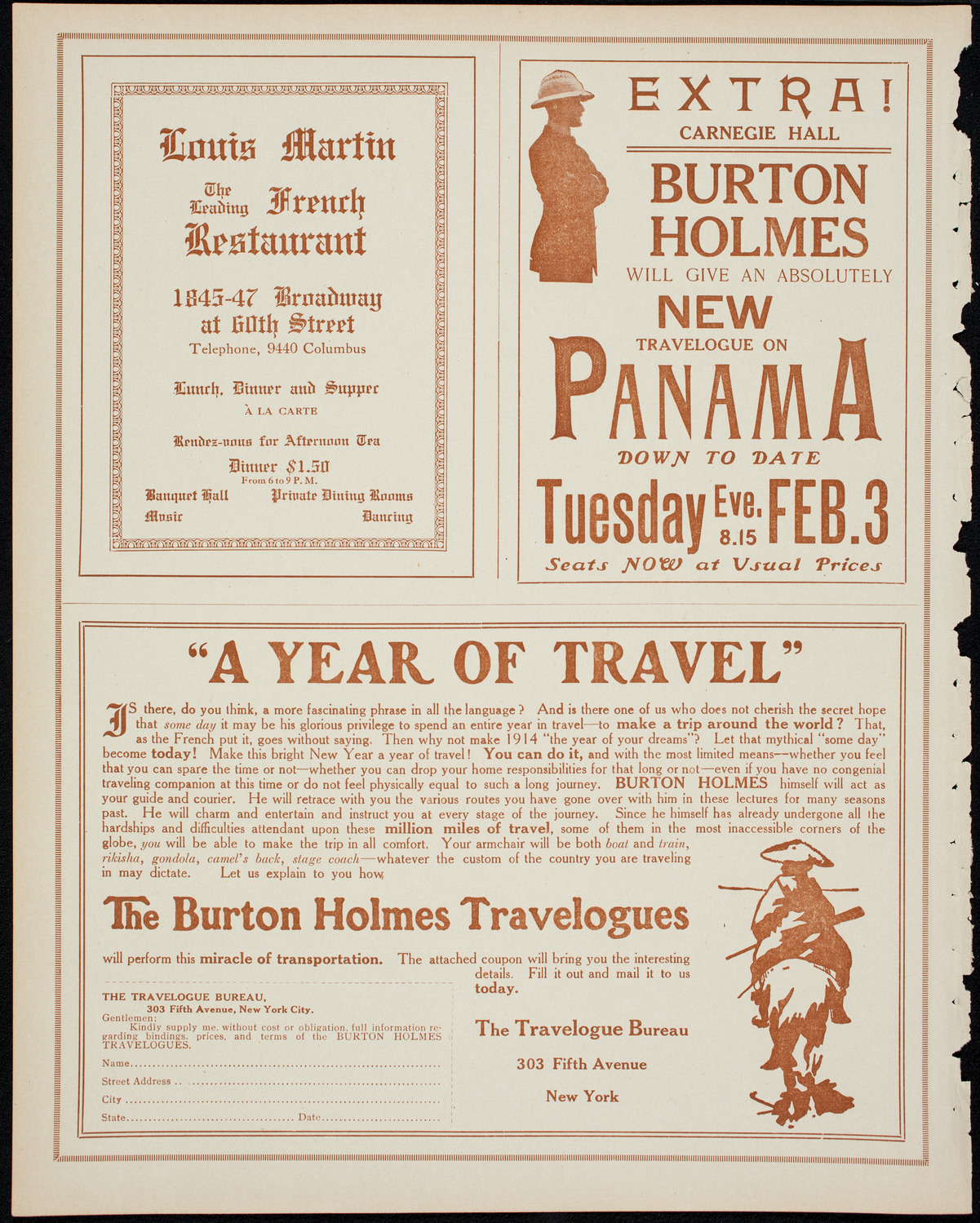 Burton Holmes Travelogue: Hiking Through Luzon, January 18, 1914, program page 8