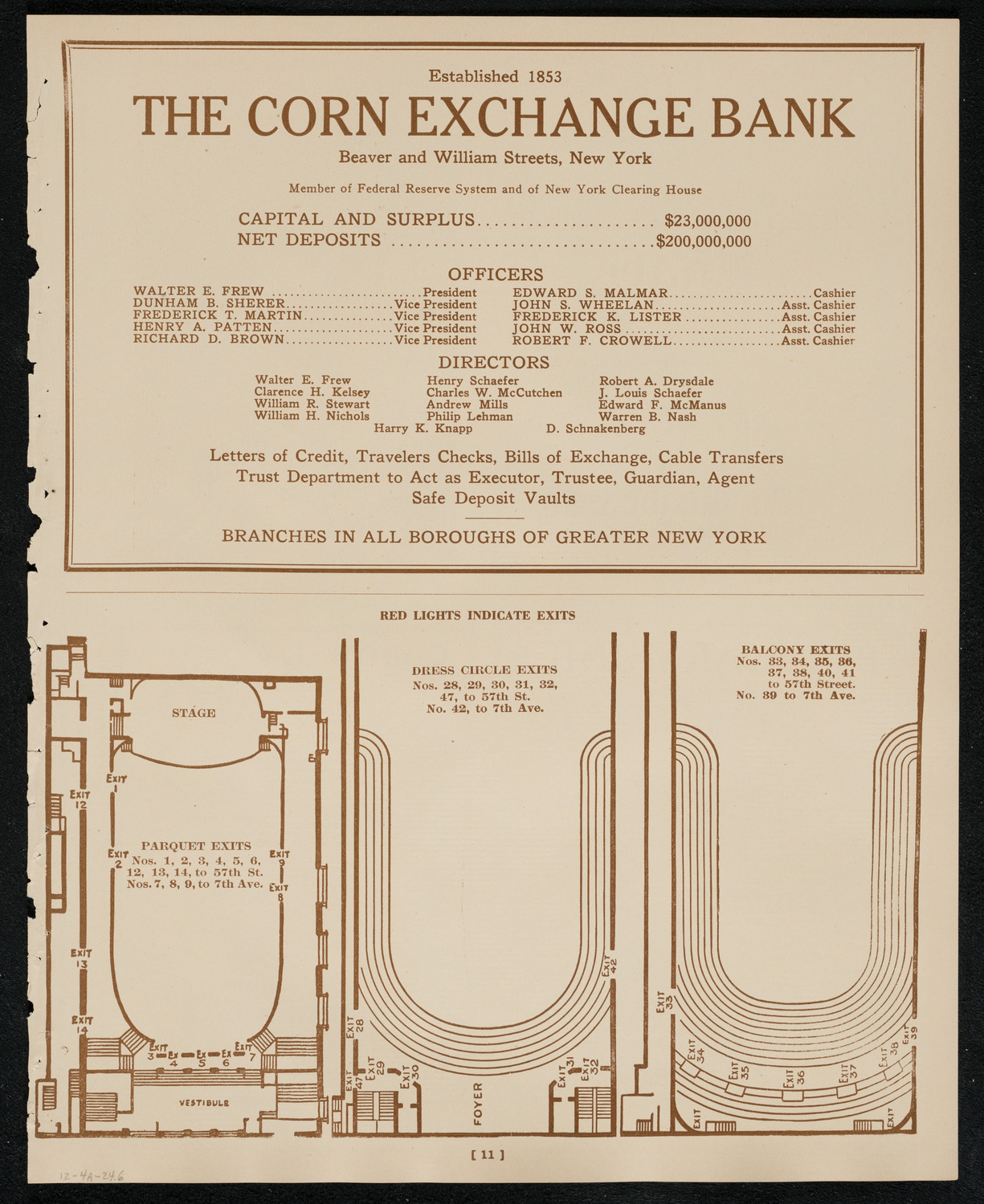 New York Symphony Orchestra, December 4, 1924, program page 11