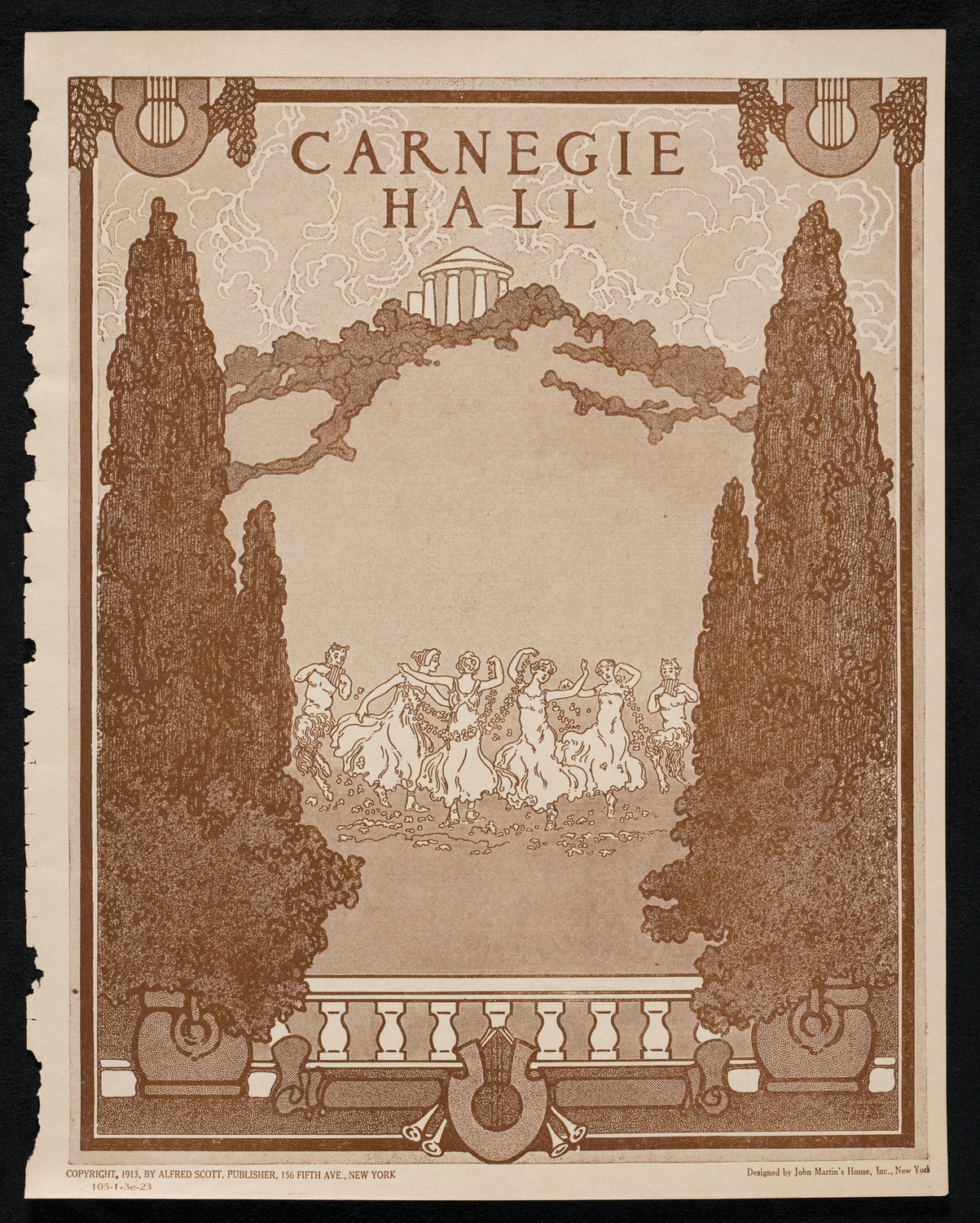 Graduation: New York School of Chiropractic, January 3, 1923, program page 1