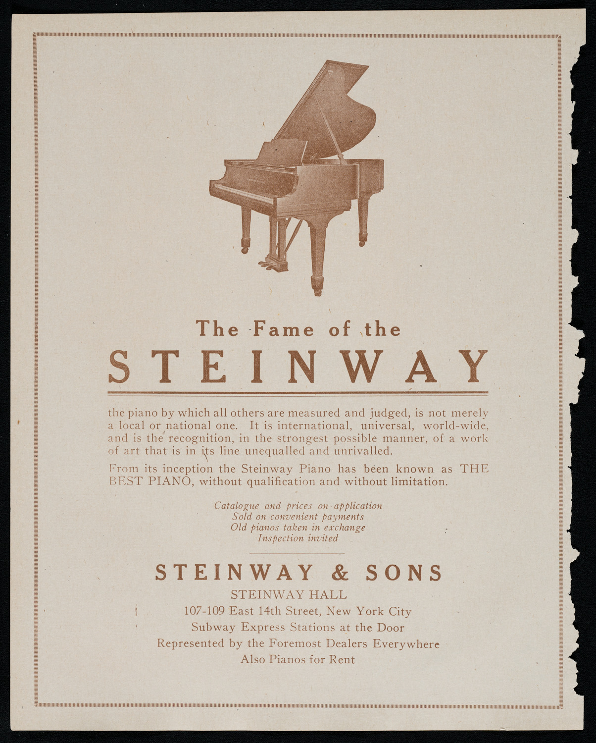 Mildred Wellerson, Cello, November 6, 1920, program page 4