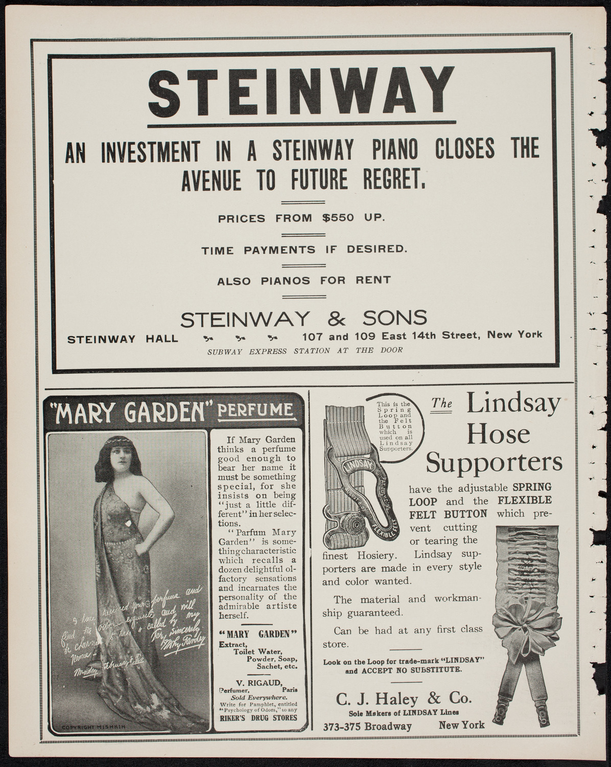 Shakespeare Birthday Festival: The Ben Greet Players and The Volpe Symphony Orchestra, April 22, 1911, program page 4