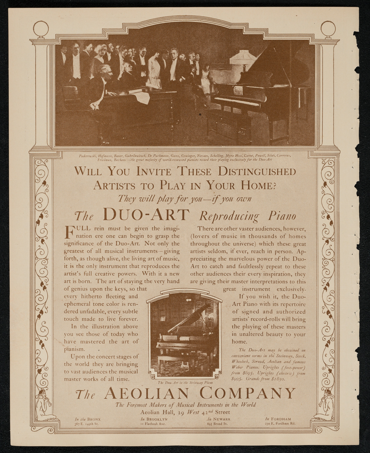 New York Philharmonic, November 29, 1924, program page 2