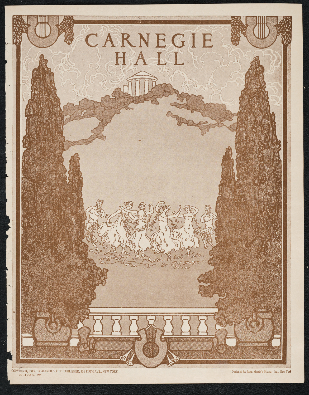 Ignacy Jan Paderewski, Piano, December 16, 1922, program page 1
