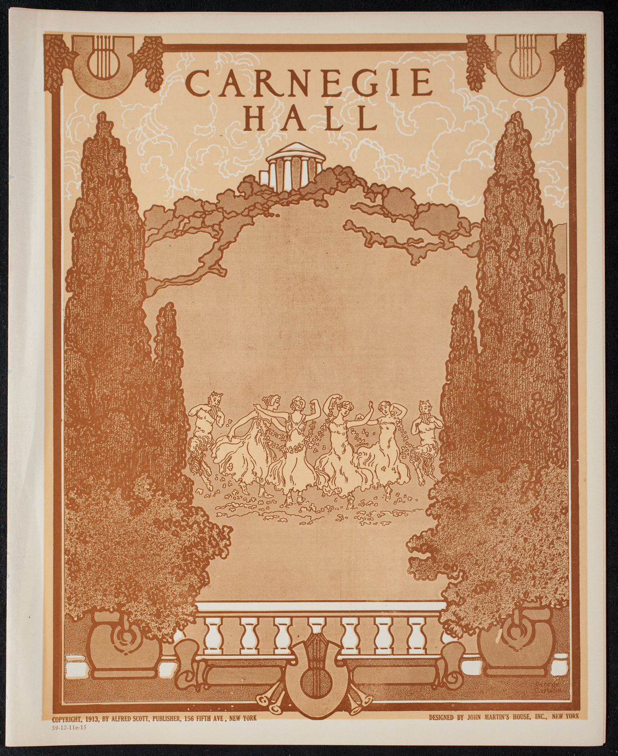 United Swedish Choral Society, December 11, 1915, program page 1