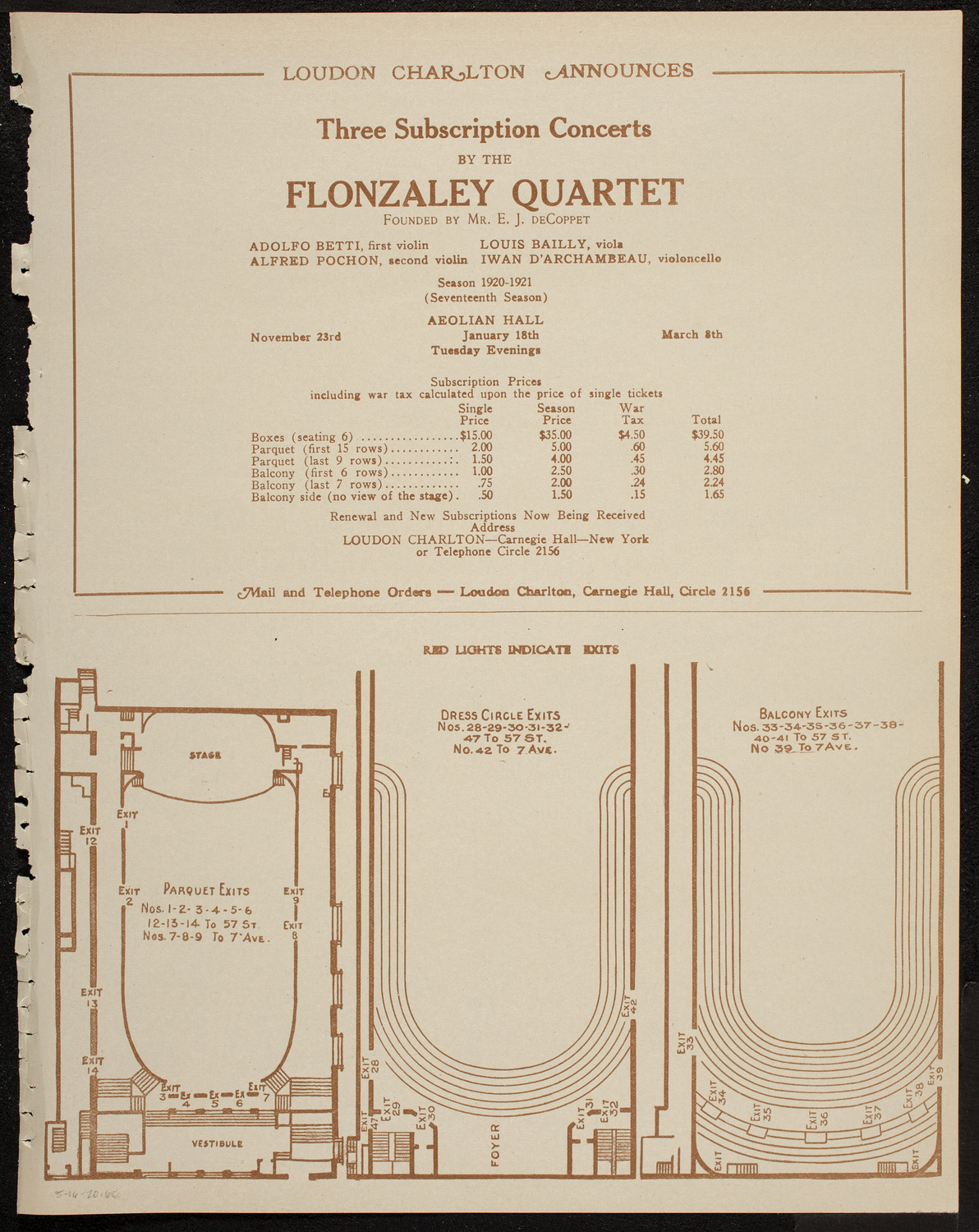 Josef Shlisky, Tenor, and Eddy Brown, Violin, May 16, 1920, program page 11