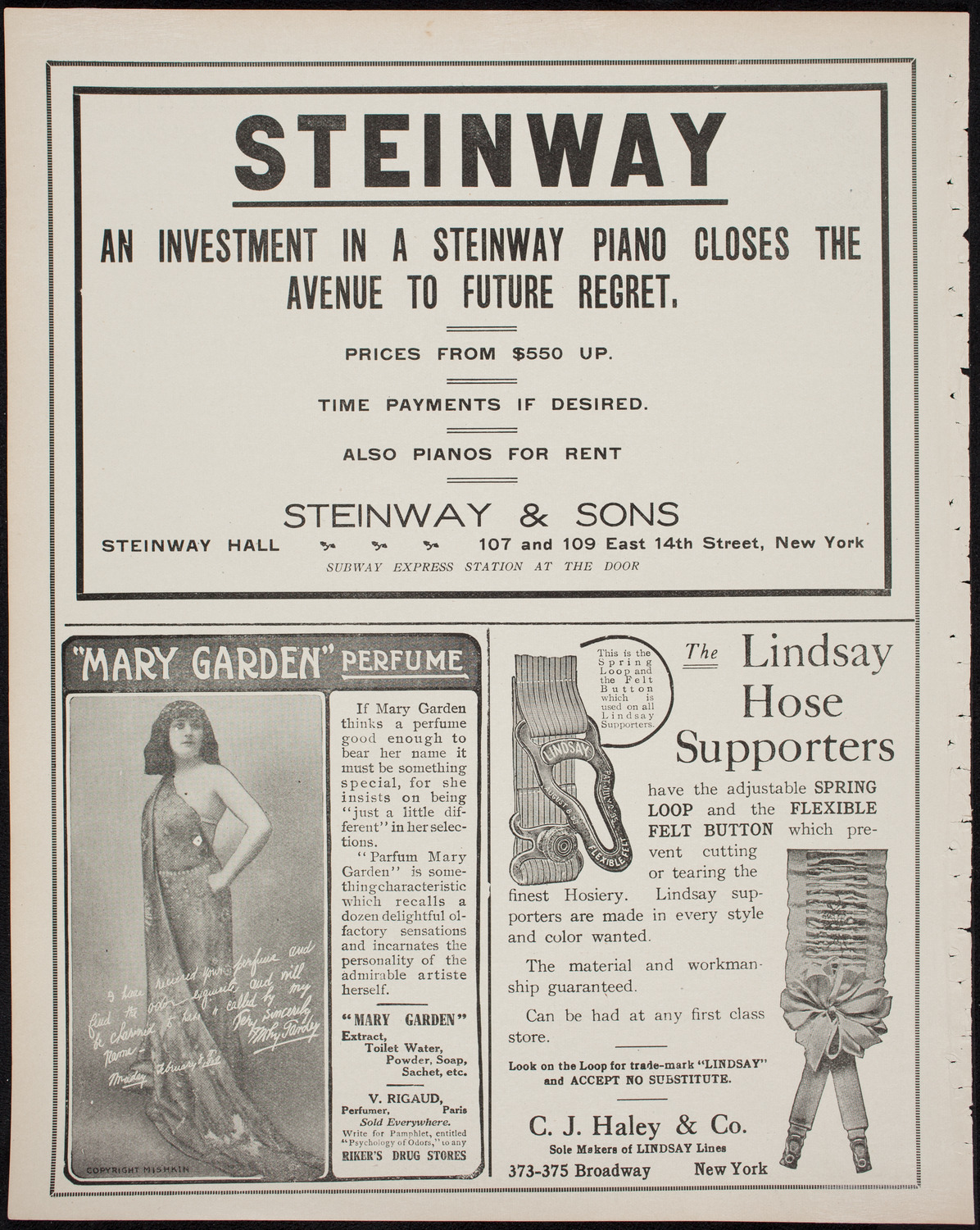 Volpe Symphony Society of New York, March 19, 1911, program page 4