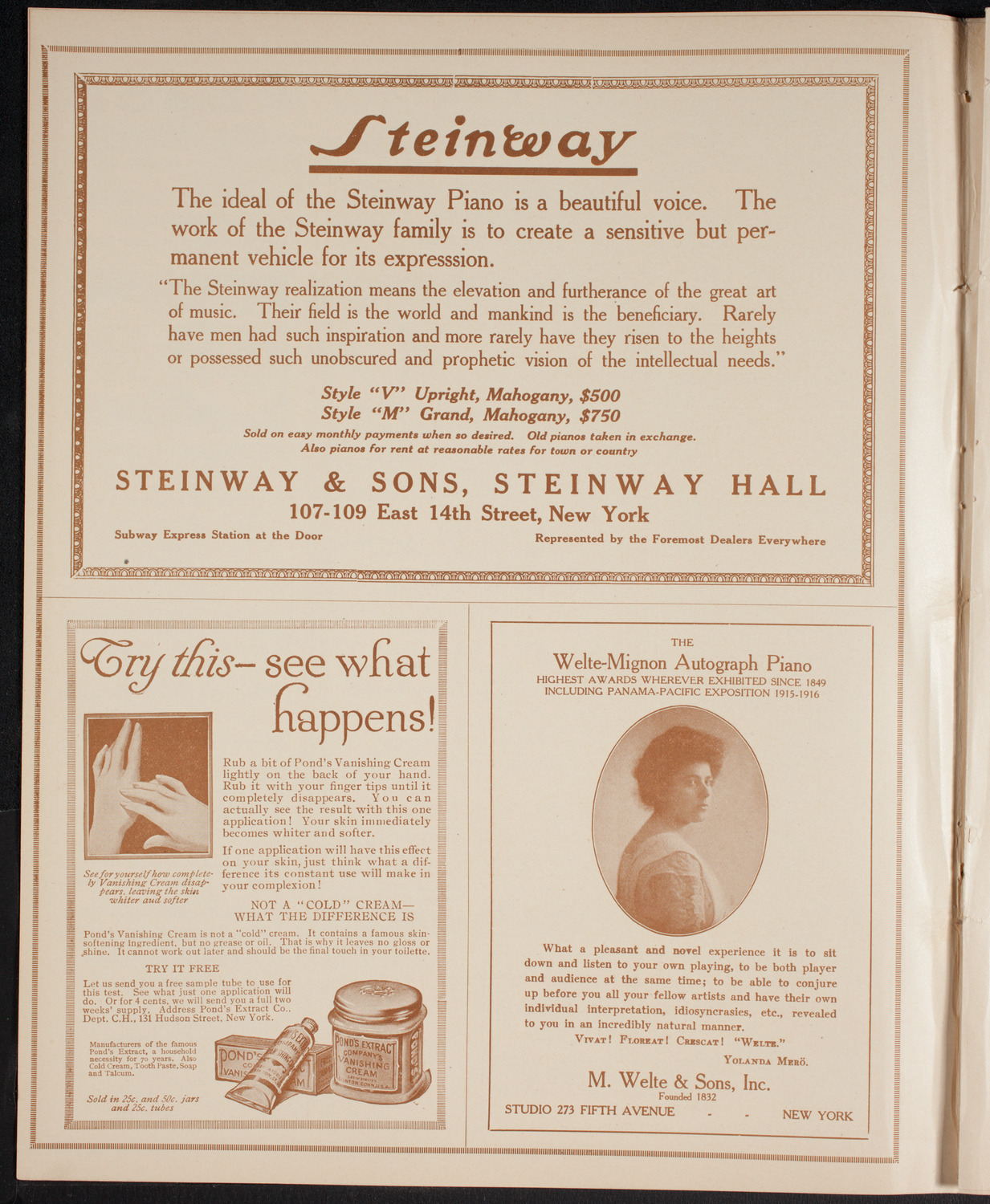 Mass Meeting/ Rally: American Rights Committee, March 13, 1916, program page 4