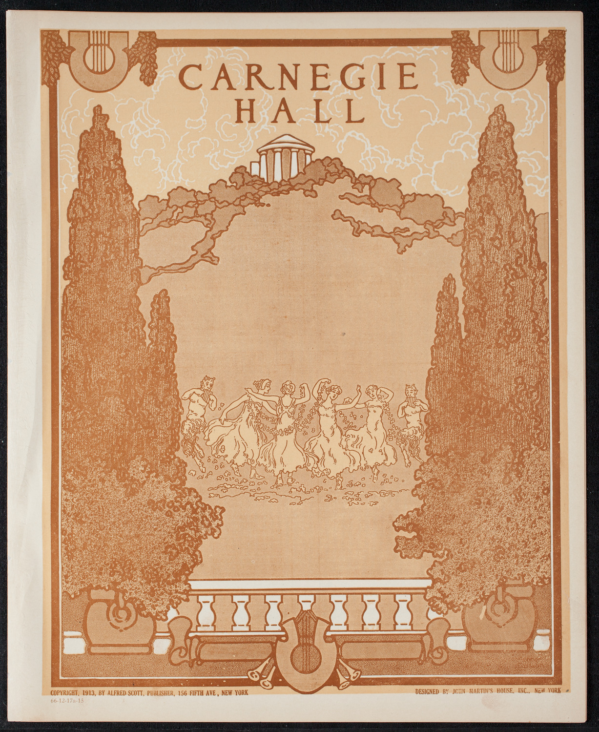 New York Philharmonic, December 17, 1915, program page 1