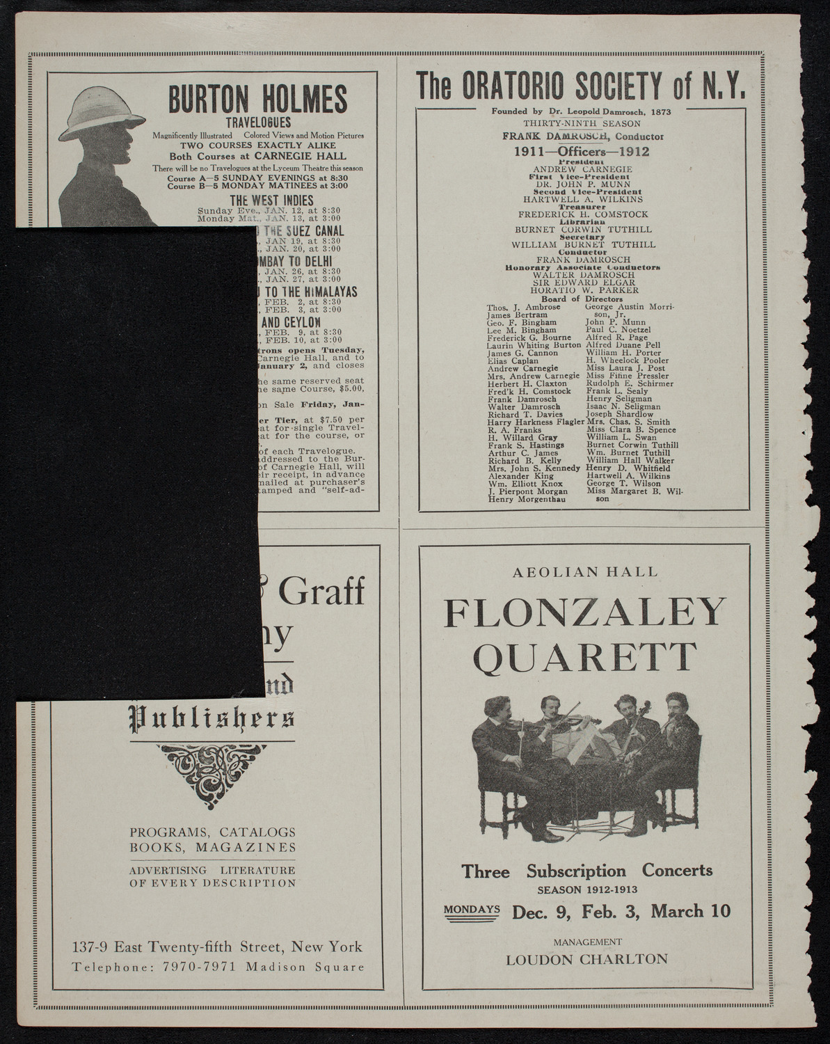 Knights of Columbus Discovery Day Celebration, October 11, 1912, program page 10