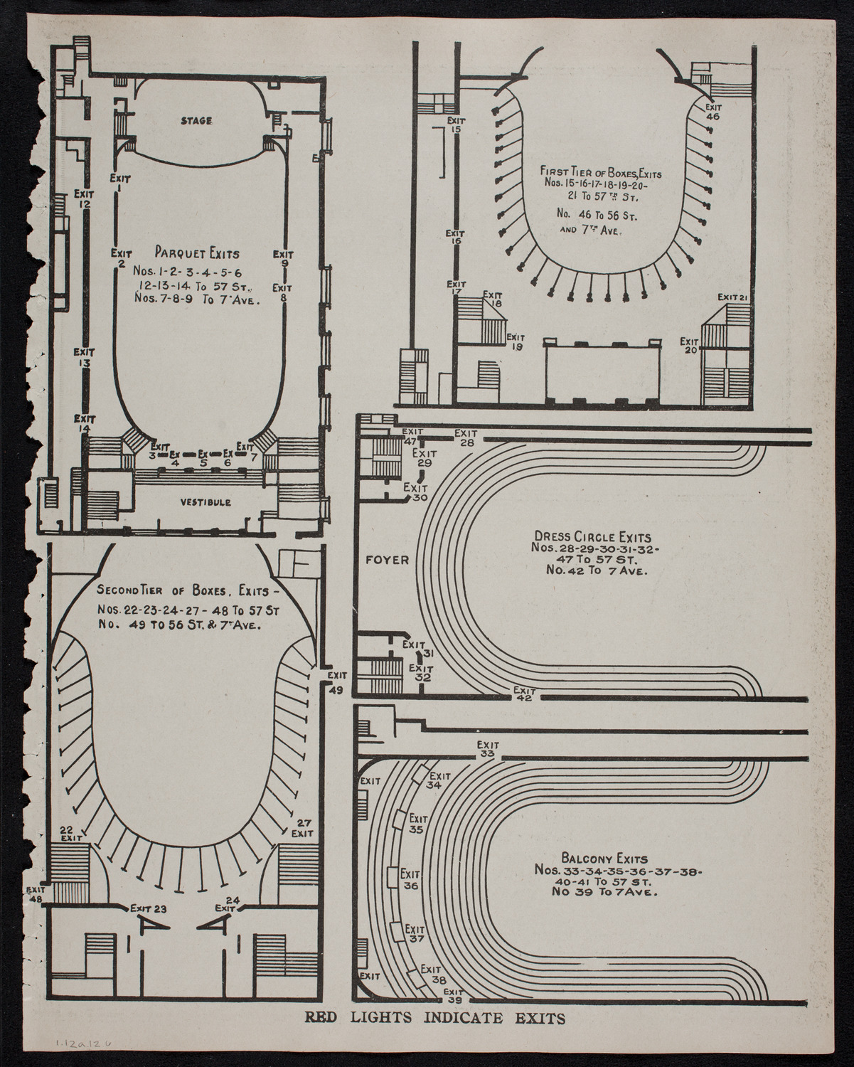 Wilhelm Backhaus, Piano, January 12, 1912, program page 11