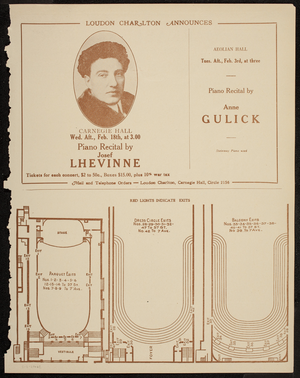 Lecture by Sir Oliver Lodge, February 2, 1920, program page 11