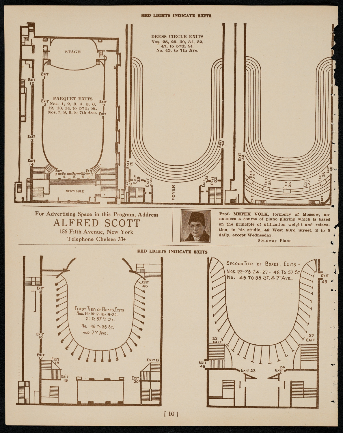 New York Philharmonic, February 3, 1922, program page 10
