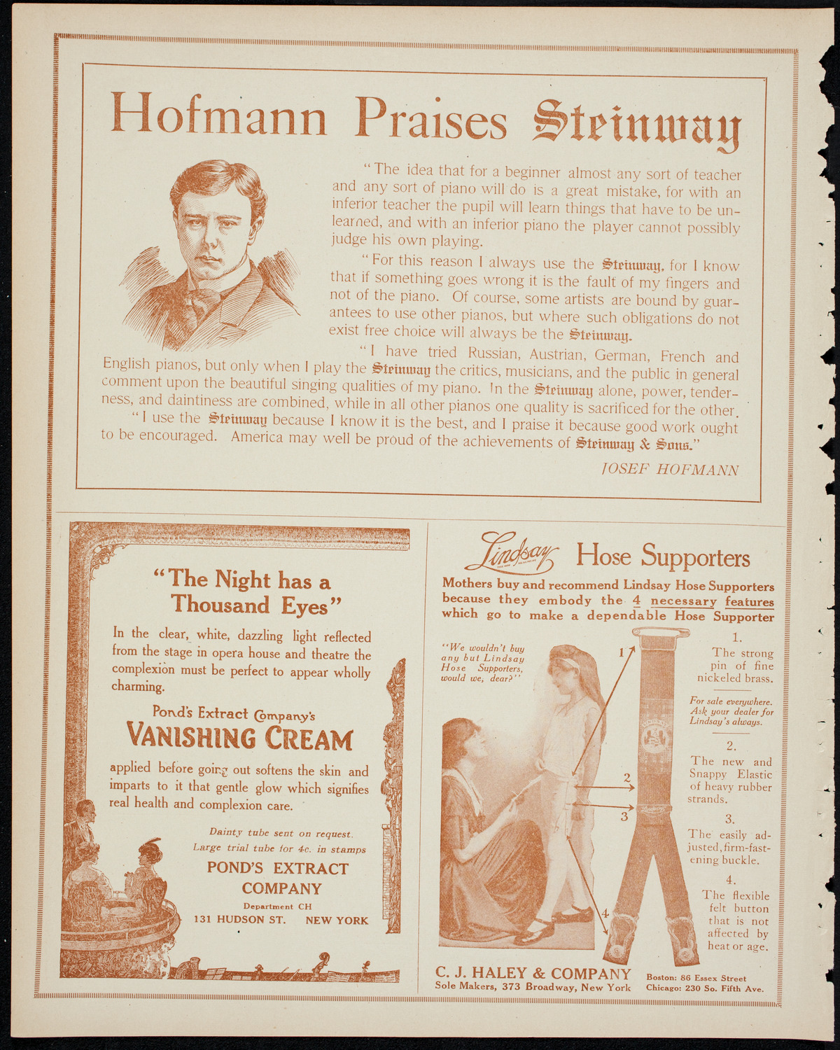 Benefit: German Seamen's Home, April 18, 1914, program page 4