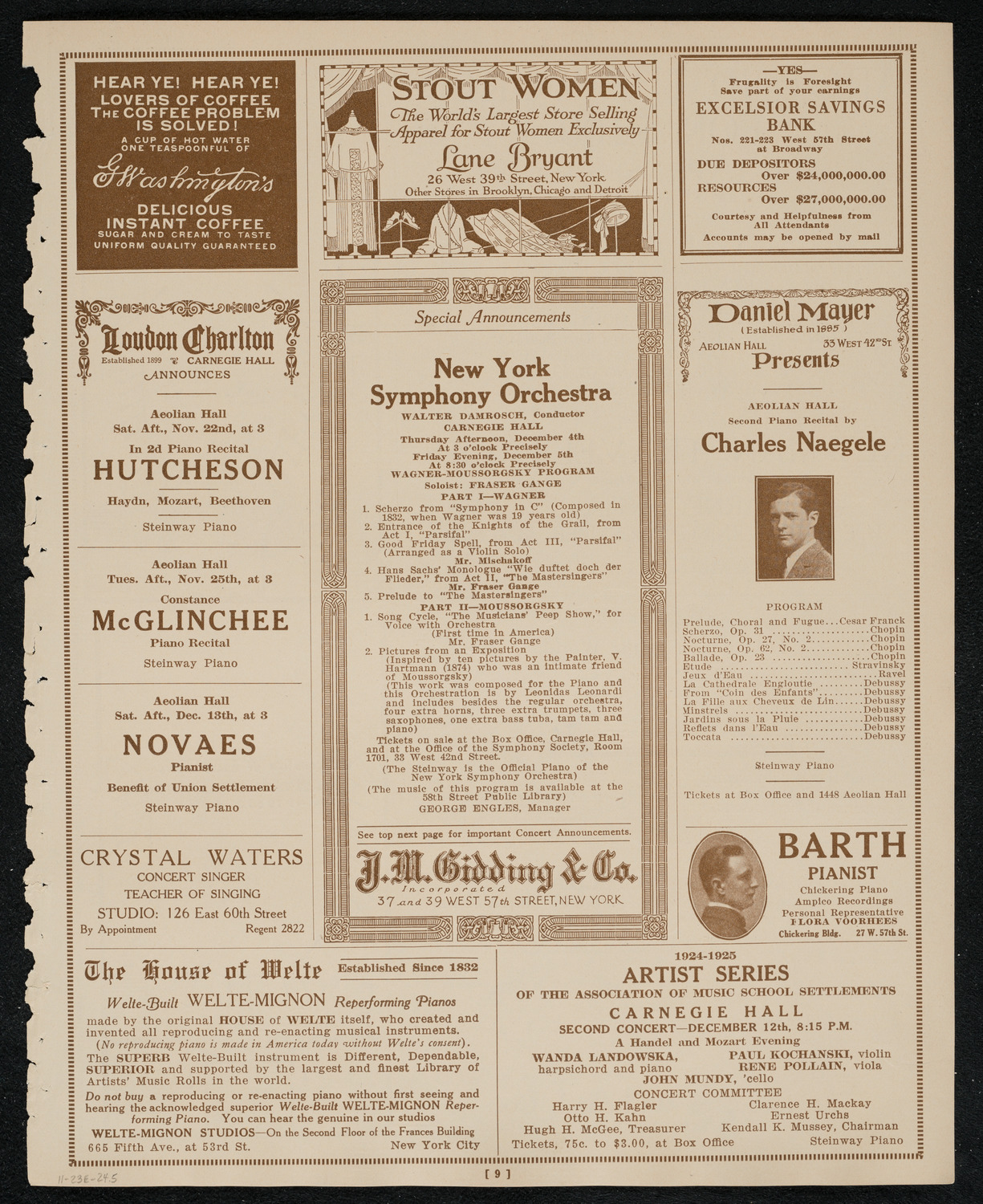 Newman Traveltalks: Burma, November 23, 1924, program page 9