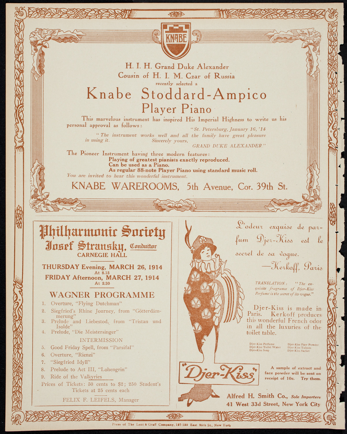 Katharine Goodson, Piano, March 24, 1914, program page 12
