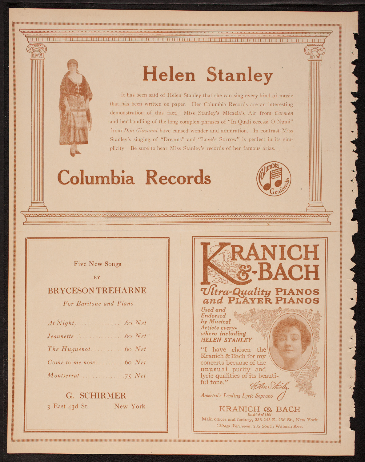 New York Philharmonic, November 15, 1917, program page 6