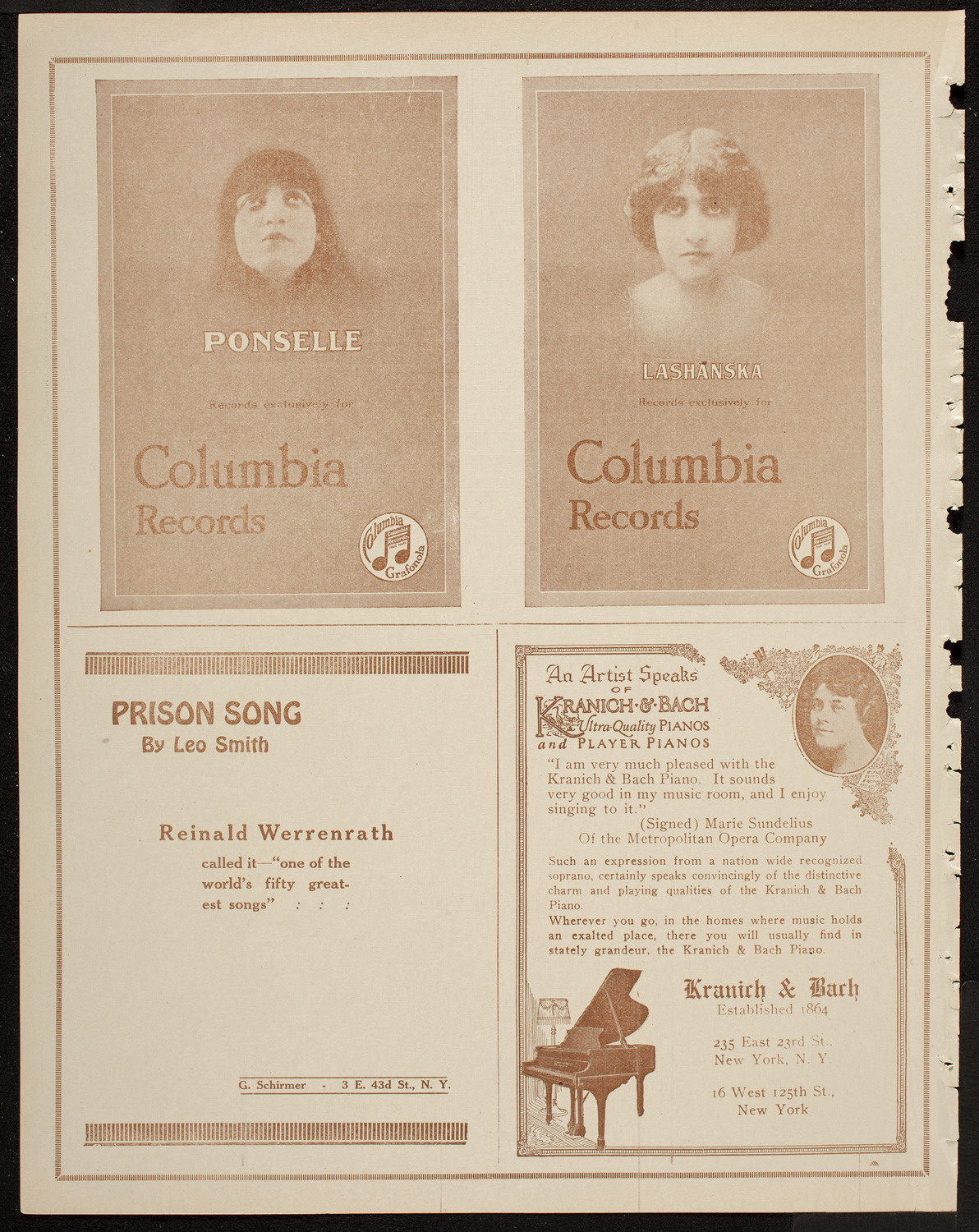 New York Banks' Glee Club, April 10, 1920, program page 6