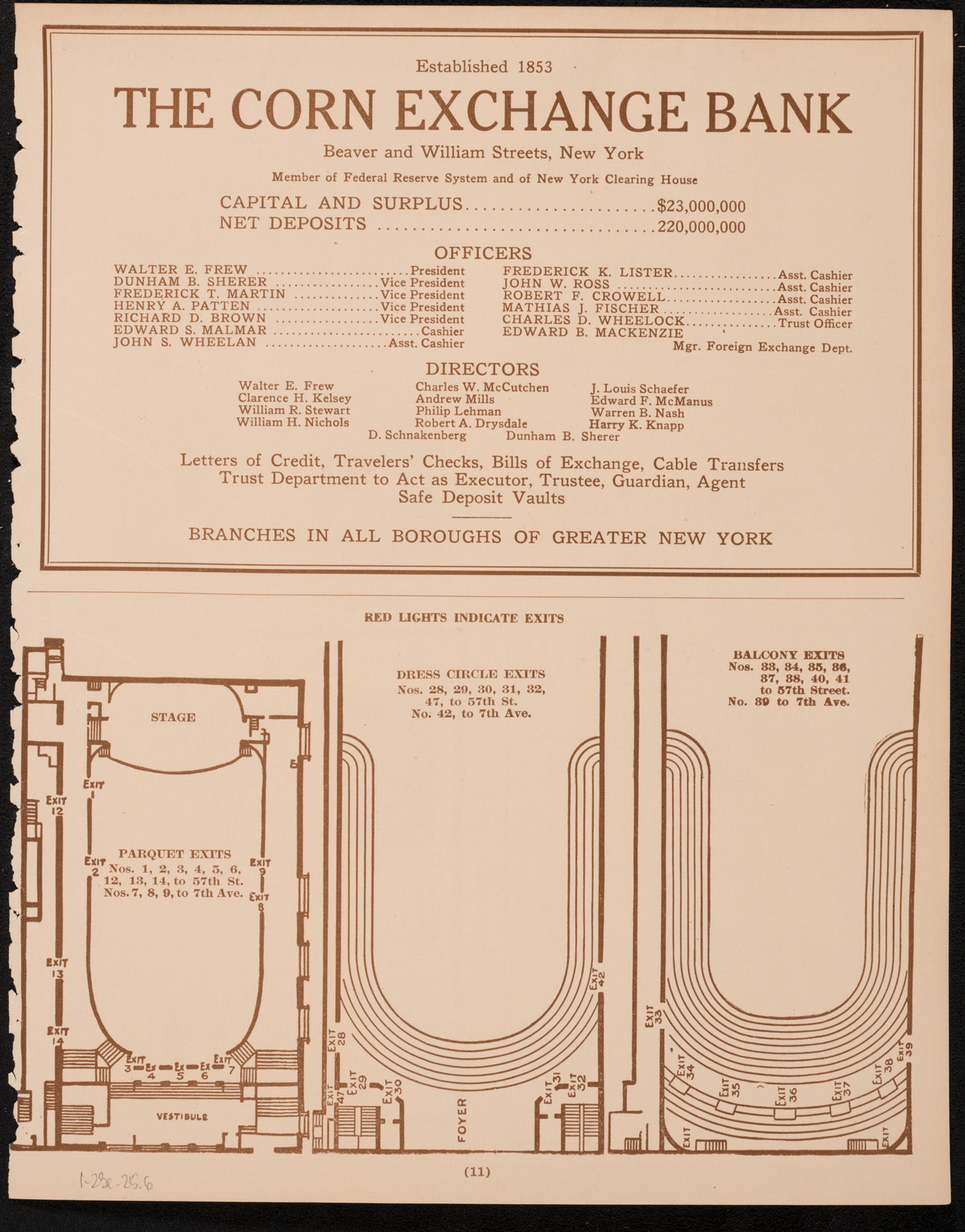 New York Symphony Orchestra, January 23, 1925, program page 11