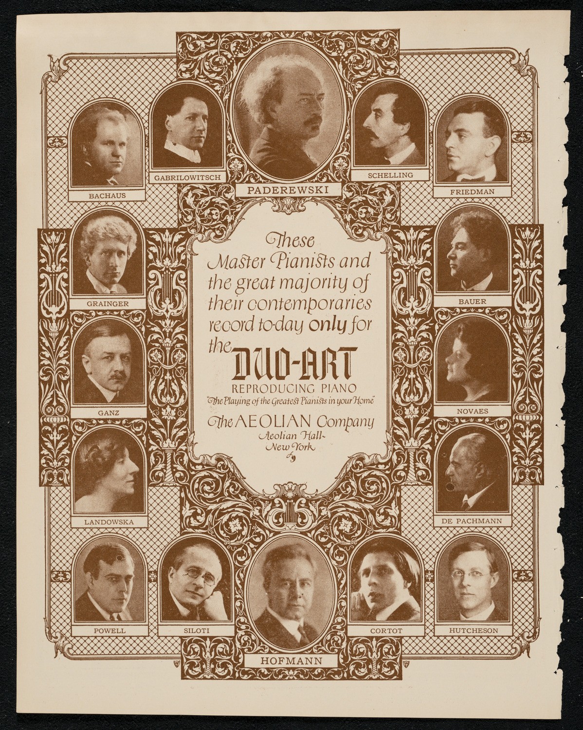 New York Philharmonic, February 21, 1924, program page 2