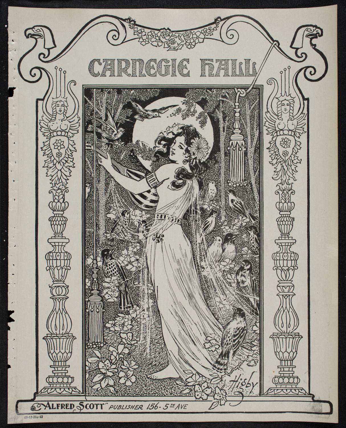 Eugène Ysaÿe, Violin, and Leopold Godowsky, Piano, December 28, 1912, program page 1