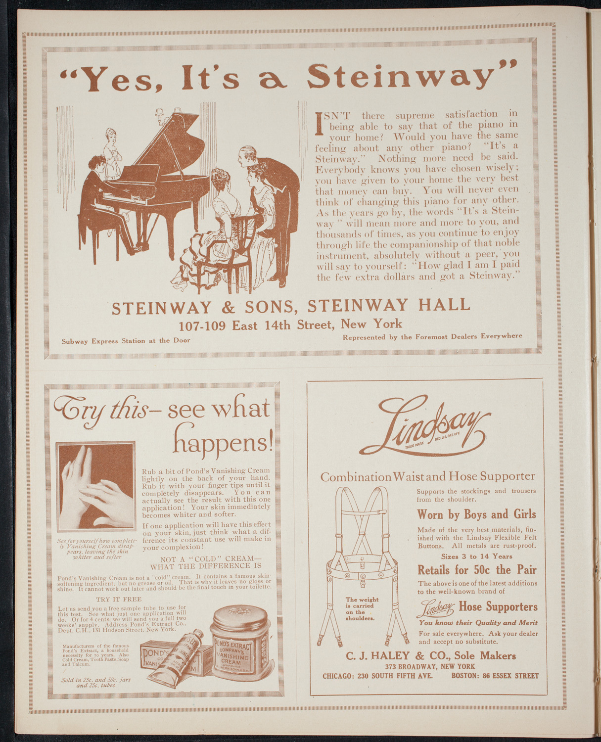 Fashion Show: "Yesterday or To-Morrow", October 9, 1915, program page 4