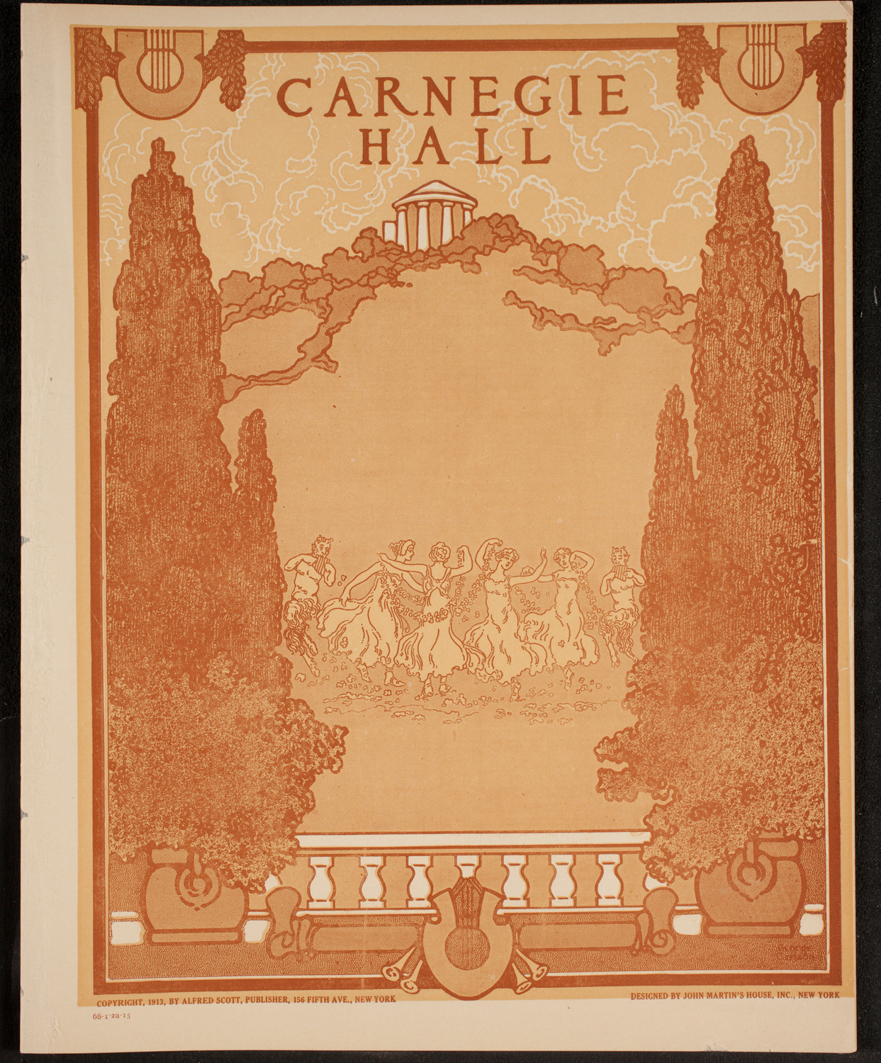 Efrem Zimbalist, Violin, January 2, 1915, program page 1