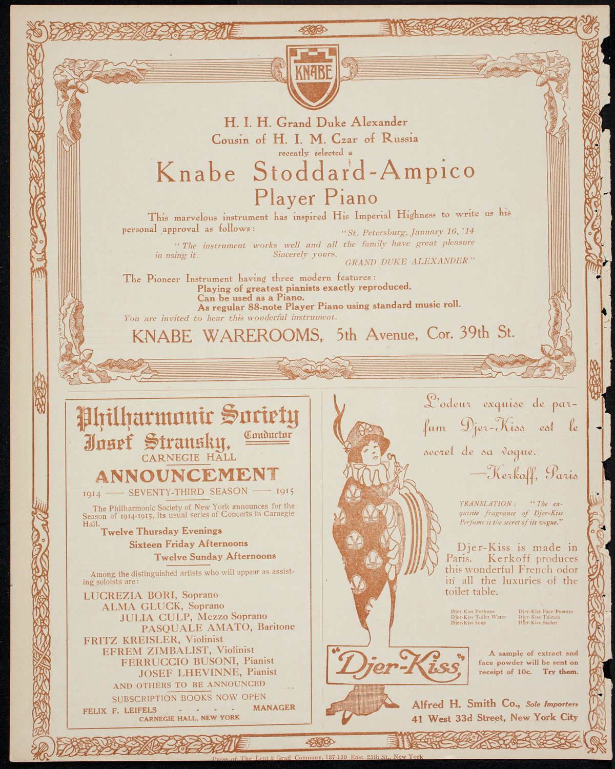 Newman Traveltalks: Florence and Venice, March 29, 1914, program page 12
