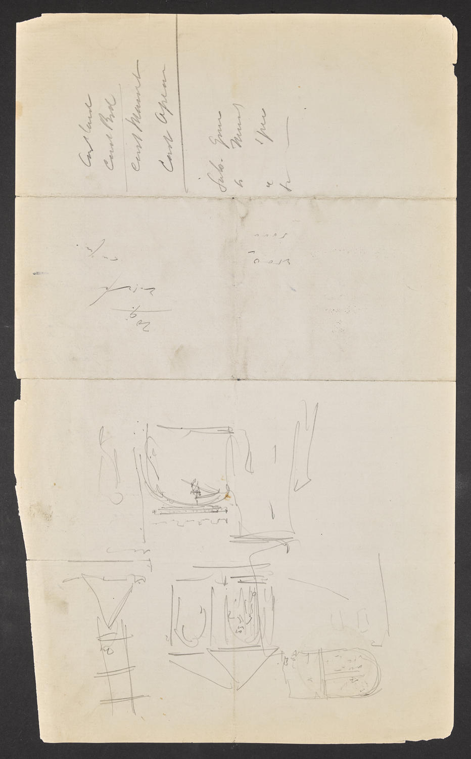 Questionnaire to the Théâtre Royal d'Anvers (back)