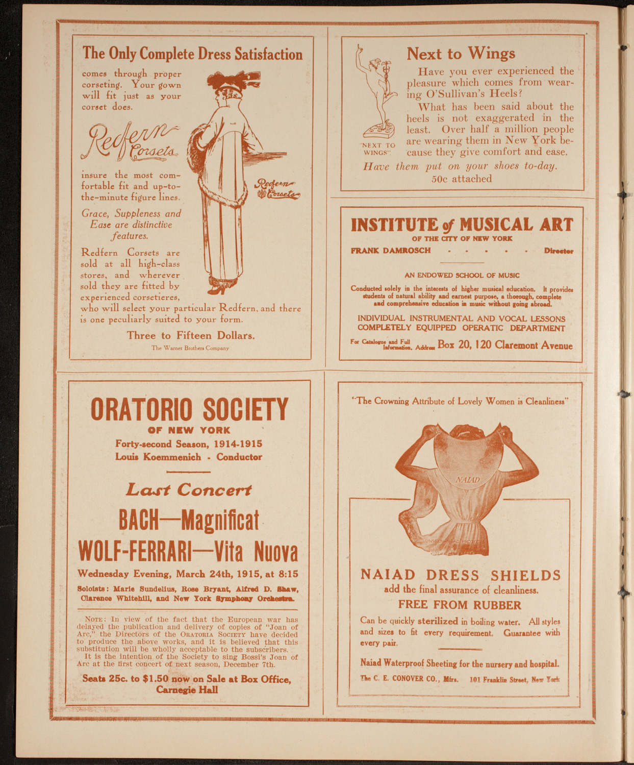 Symphony Concert for Young People, February 27, 1915, program page 2