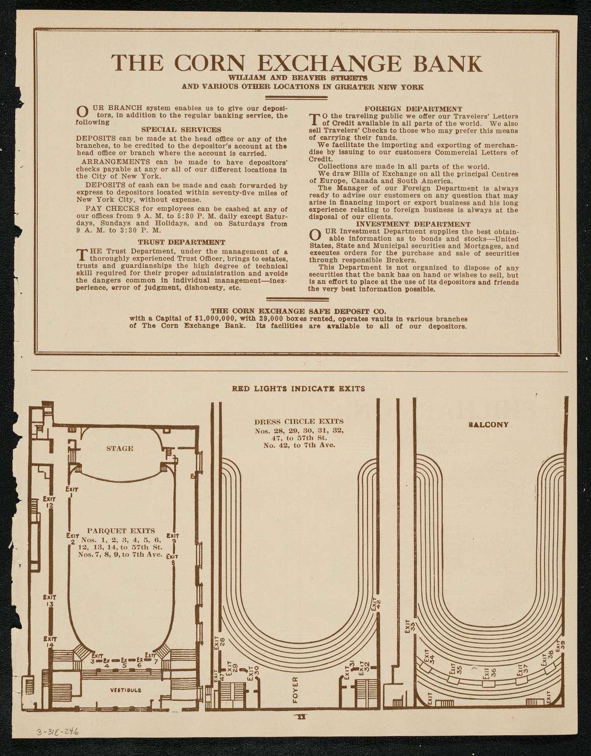 New York City Silver Jubilee Celebration, March 31, 1924, program page 11