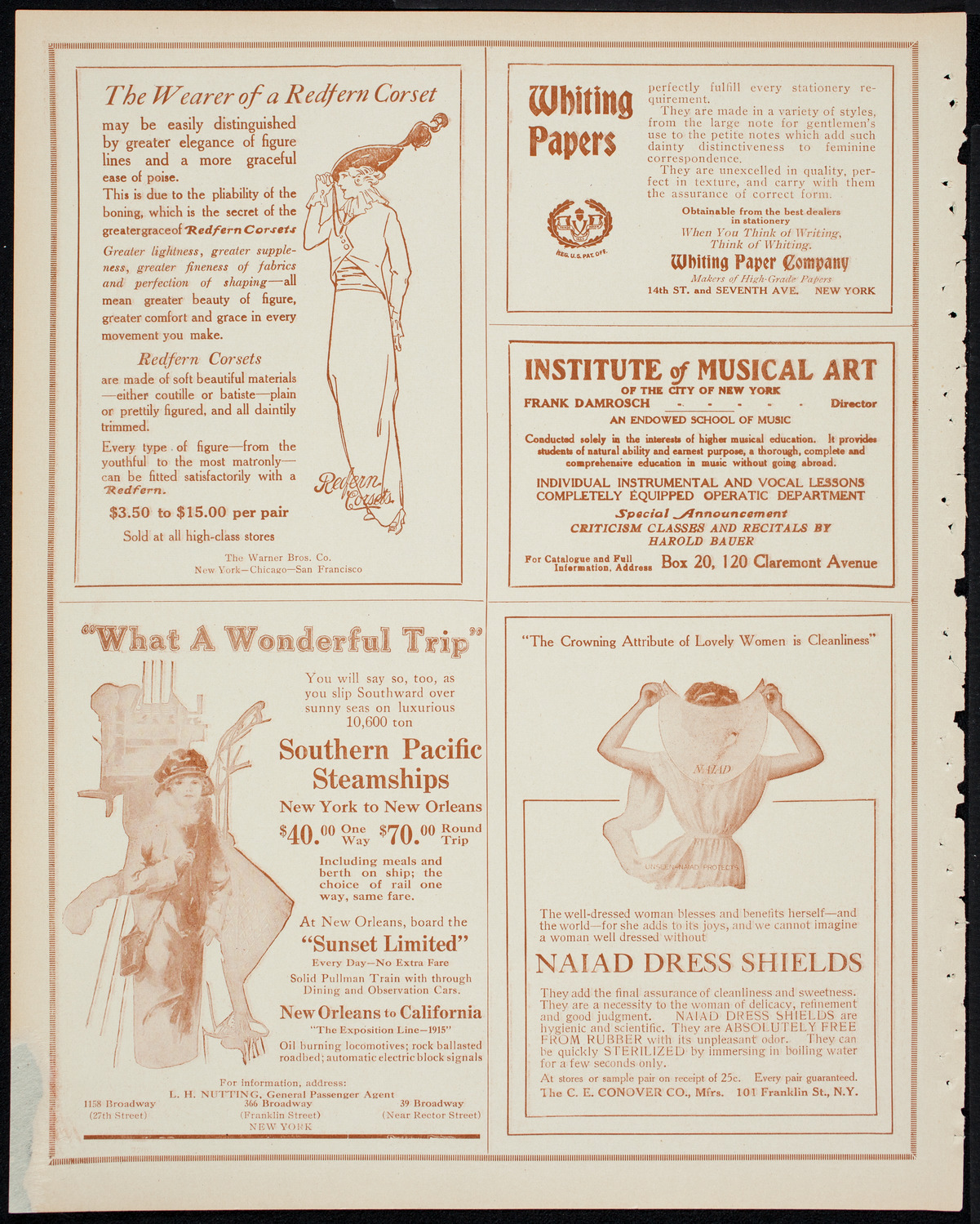 Burton Holmes Travelogue: Panama, February 15, 1914, program page 2