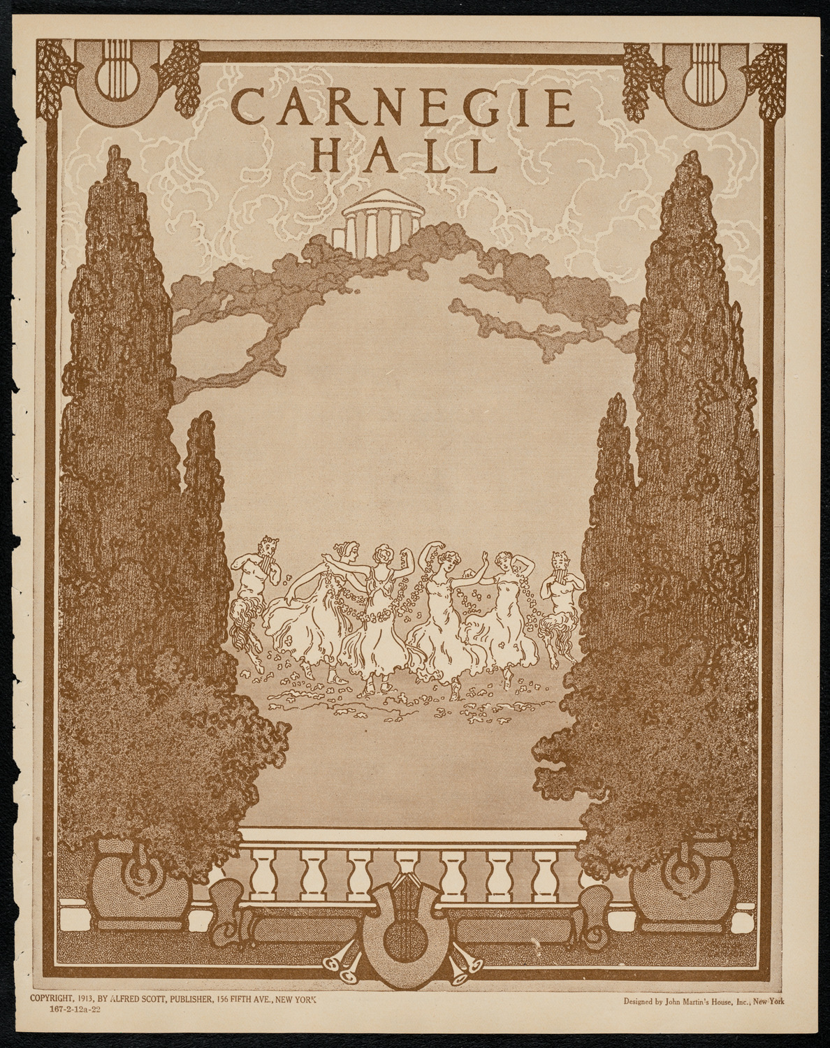 New York Philharmonic, February 12, 1922, program page 1