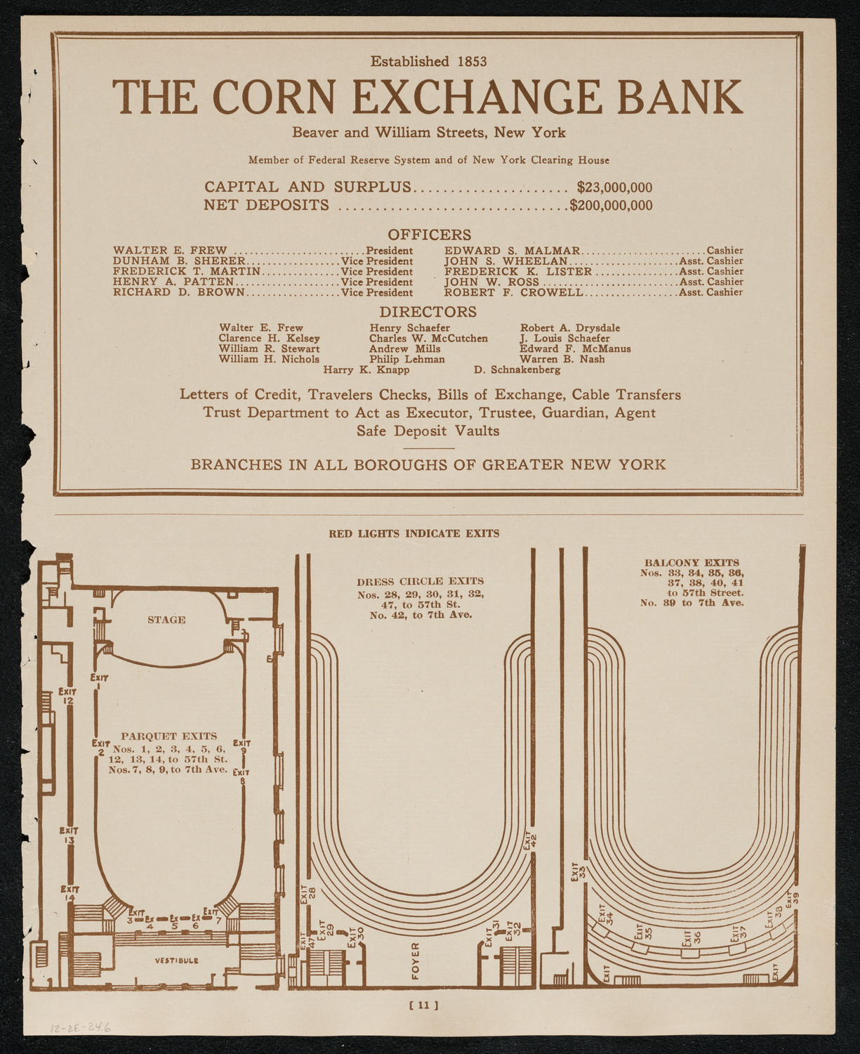 Philadelphia Orchestra, December 2, 1924, program page 11